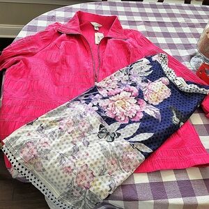 CJ Banks 3x, New Floral Top